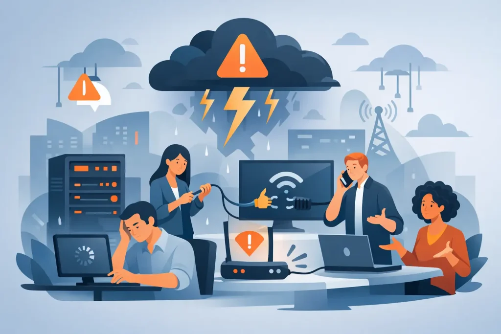 What Causes Recurring Network Outages at Work?