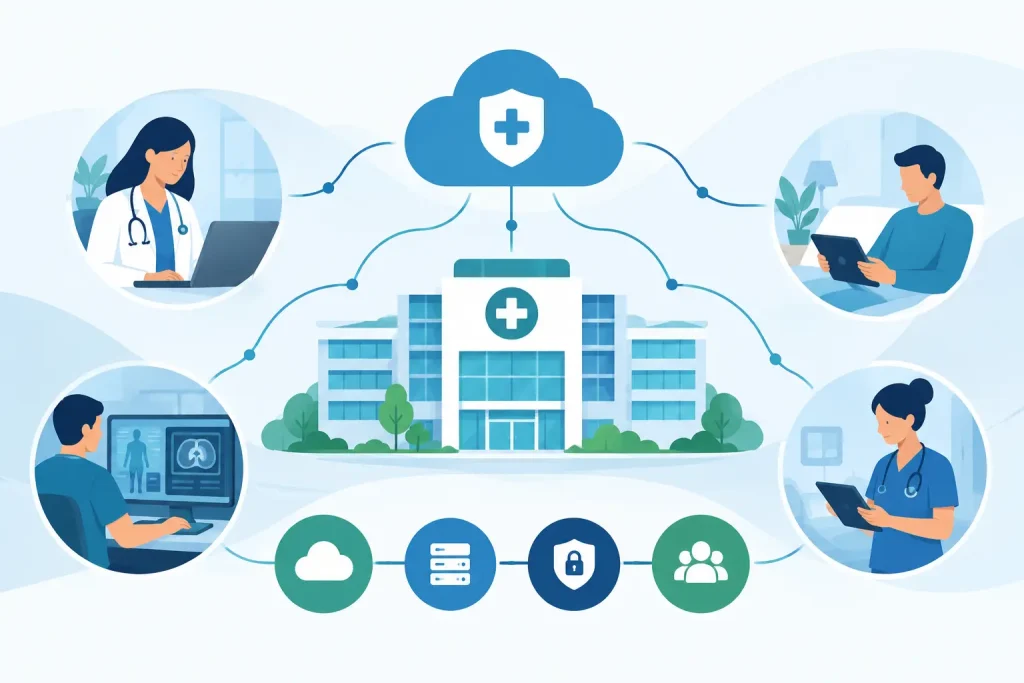 A Healthcare Network Modernization Example
