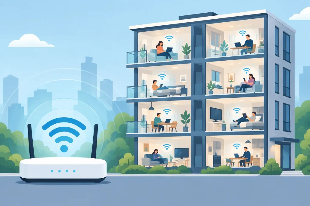 Apartment WiFi Deployment That Holds Up Under Load